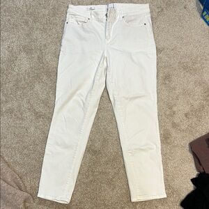 White House Black Market Women's Straight Leg Jeans - White